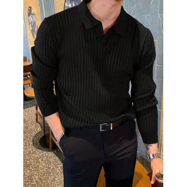 Chic Knit Shirt, Men...