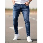 Chic Skinny Ripped J...